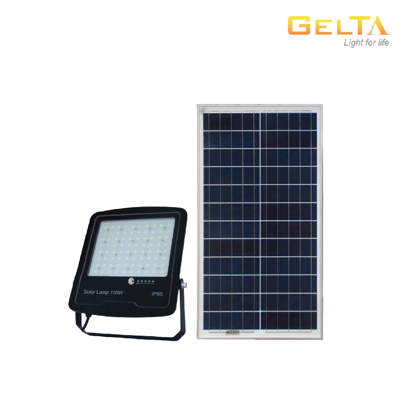 Đèn LED pha năng lượng mặt trời Gelta 100W