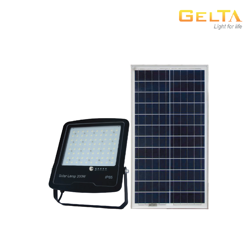 Đèn LED pha năng lượng mặt trời Gelta 200W