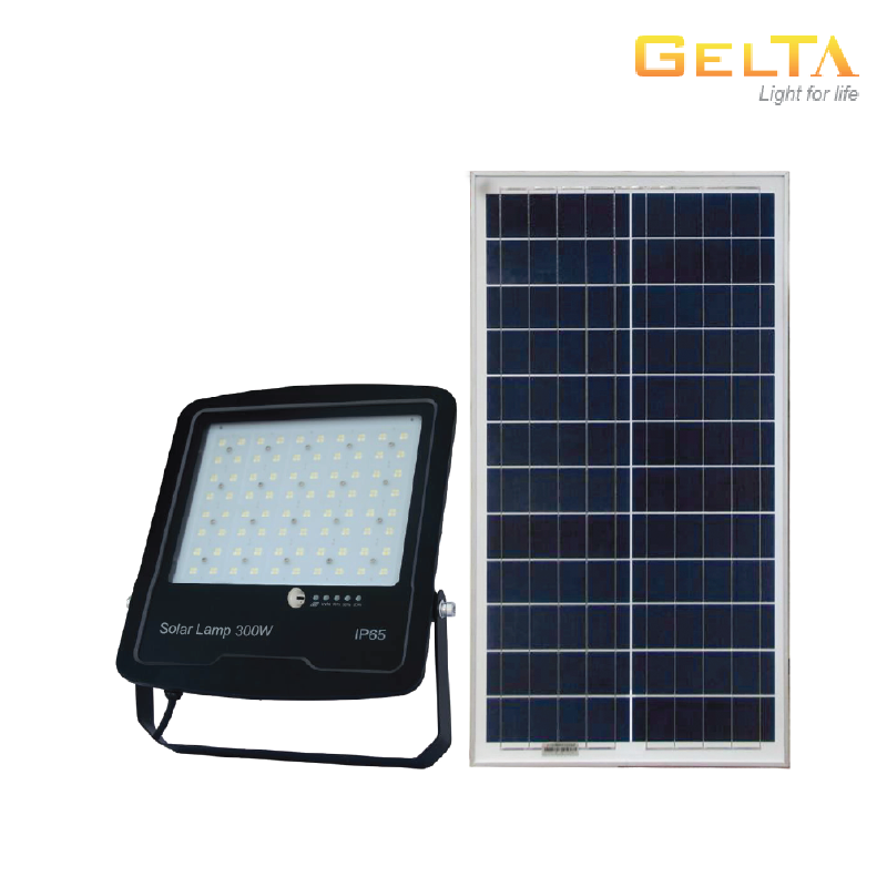 Đèn LED pha năng lượng mặt trời Gelta 300W