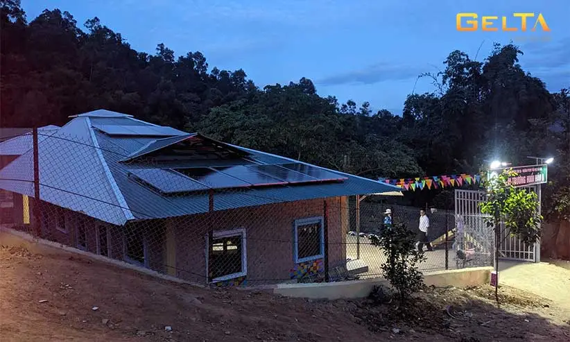 Đèn Led NLMT Gelta tại một trường học tỉnh Điện Biên