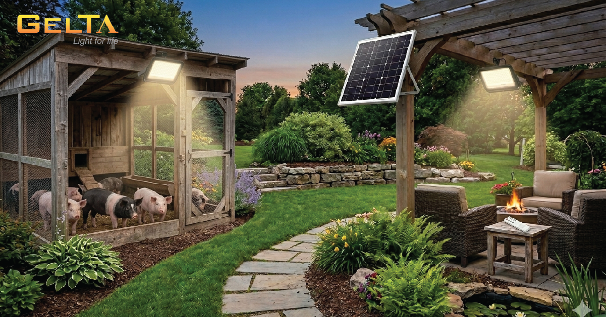 Giá đèn năng lượng mặt trời Solar Light 200W IP65