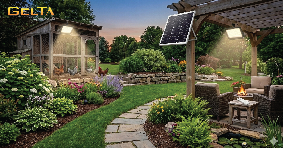 Giá đèn năng lượng mặt trời Solar Light 200W IP65