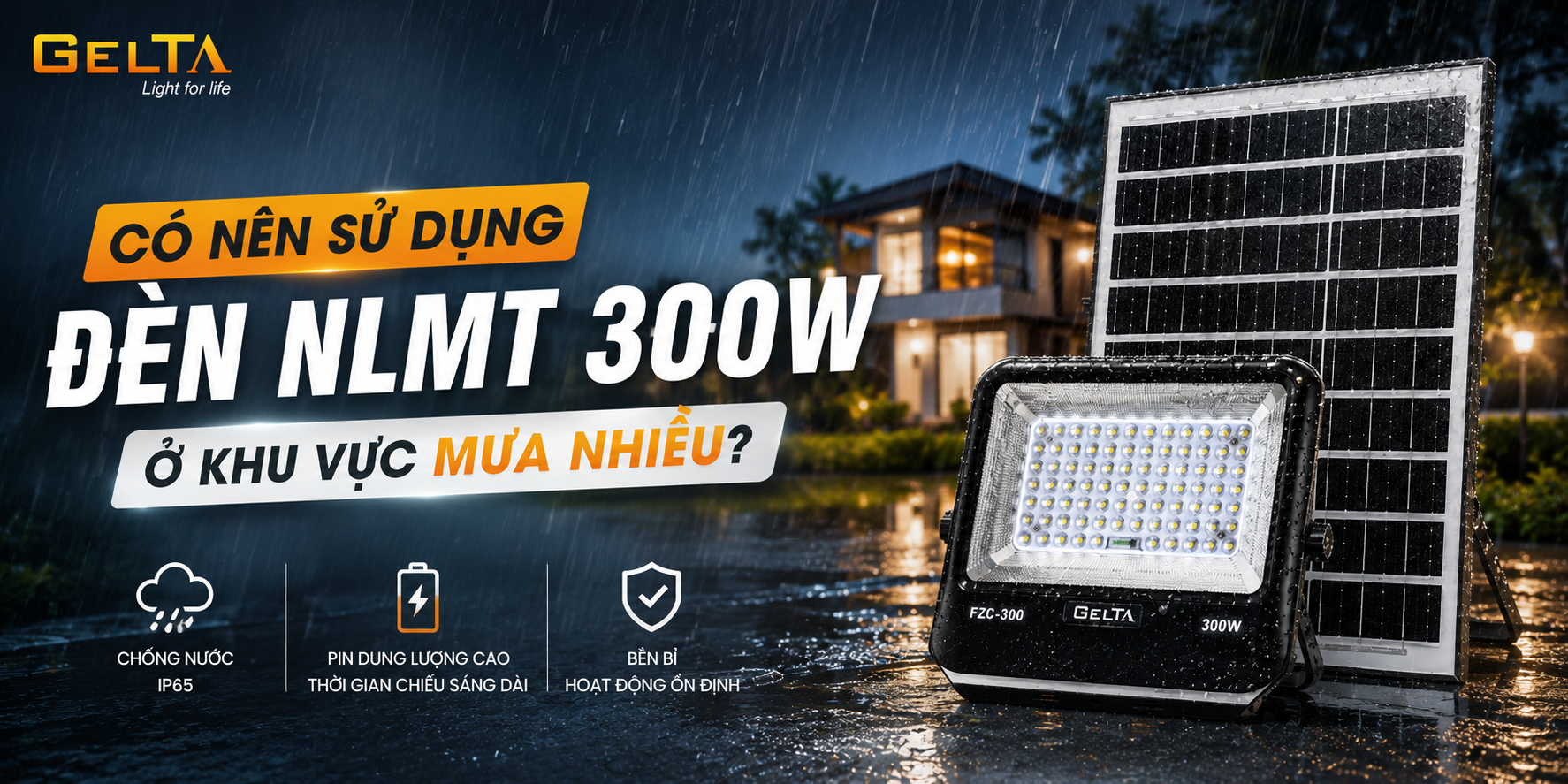 Đèn NLMT 300W Gelta