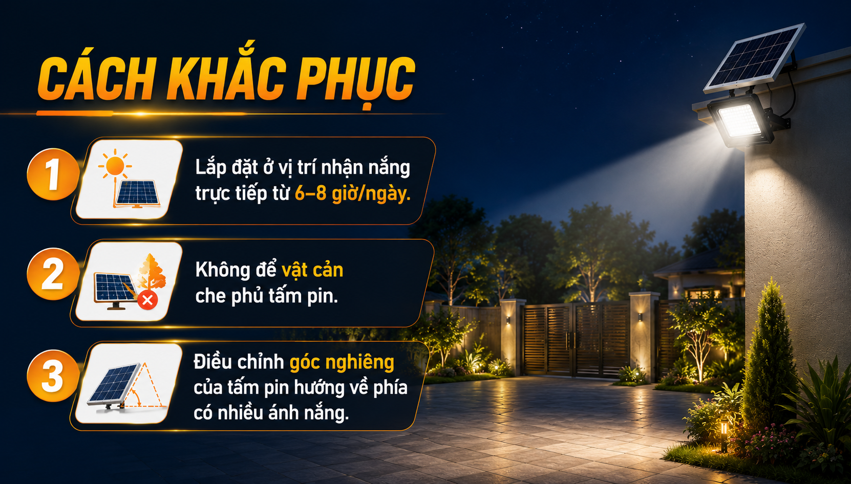 Bảo vệ đèn NLMT