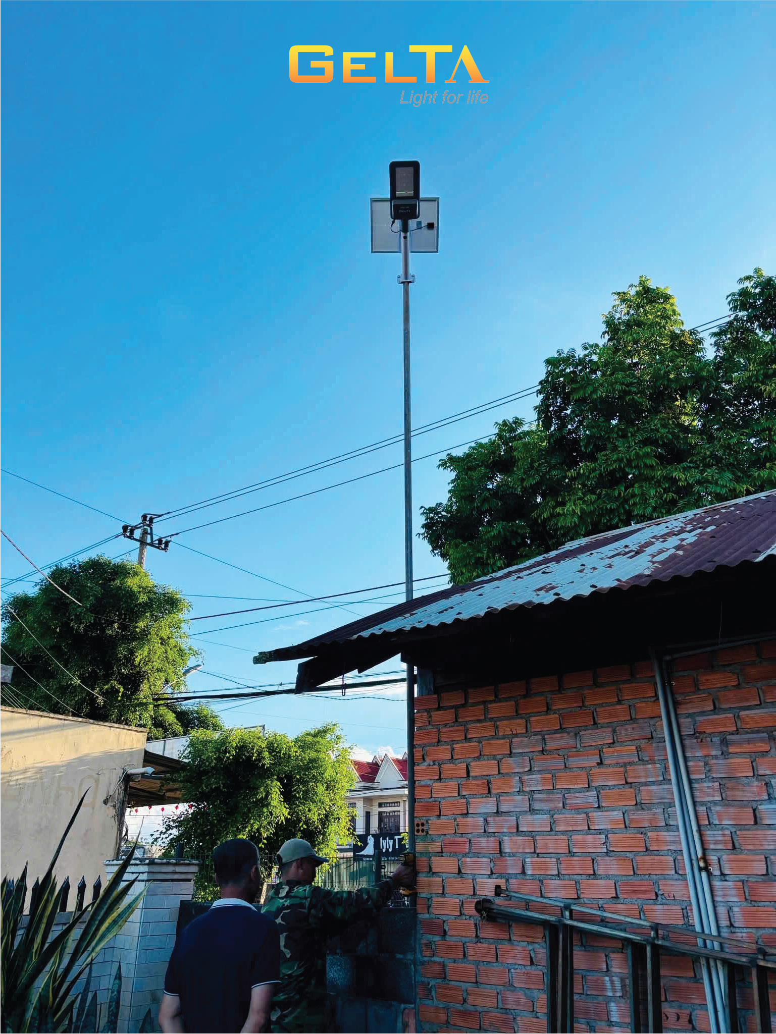 Đèn năng lượng mặt trời Gelta