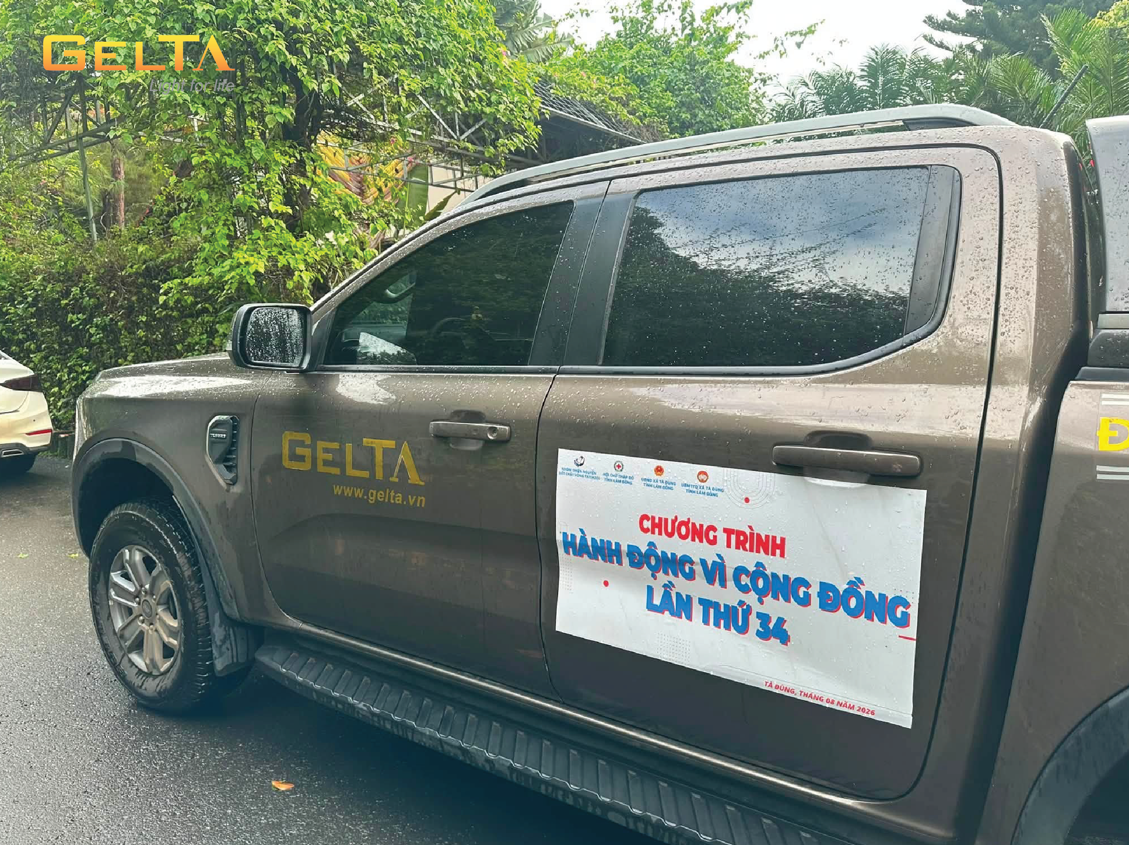 Gelta từ thiện đèn năng lượng mặt trời Gelta