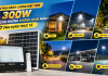 Đèn pha năng lượng mặt trời 300W dùng cho những không gian nào? 7 Ứng dụng thực tế