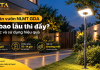 Đèn sân vườn NLMT GDA sạc bao lâu thì đầy? Cách sạc và sử dụng hiệu quả