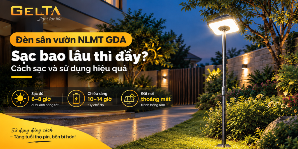 Đèn sân vườn NLMT GDA