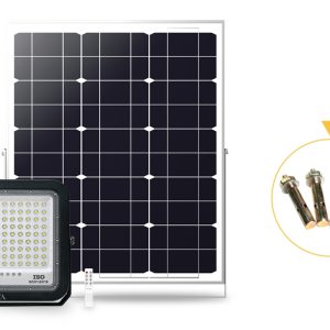 Bộ đèn pha năng lượng mặt trời fza100